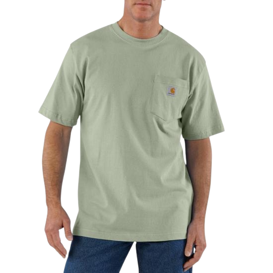 Футболка Carhartt Loose Fit Heavyweigth Pocket T-Shirt k87-gi7 фото