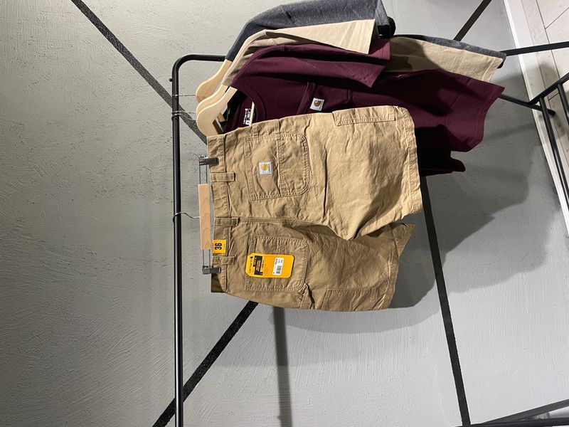 Шорти Carhartt Loose Fit 10" Canvas Utility Work Shorts b147-dkh фото