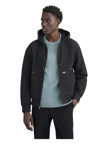 Куртка Dickies Unlined Canvas Hooded Bomber DK0A88JZBLK1 фото