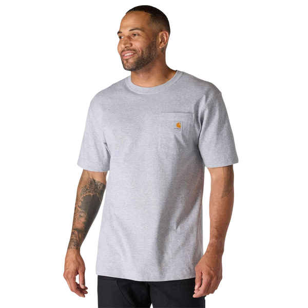 Футболка Carhartt Loose Fit Heavyweigth Pocket T-Shirt k87-hgy фото