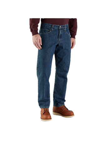 Утеплені джинси Carhartt Relaxed Straight Lined Jeans 104942 фото