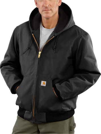 Куртка Carhartt Loose Fit Flannel Lined J140 Iconic Active Jacket j140-blk фото