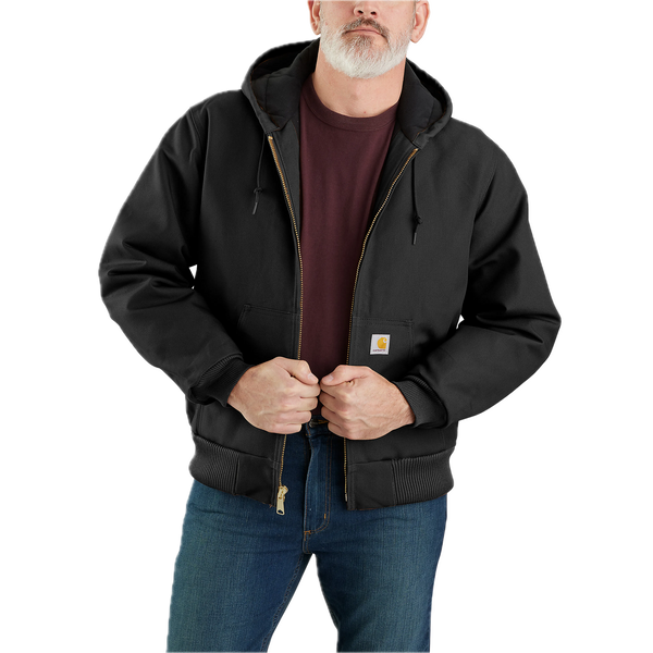 Куртка Carhartt Loose Fit Flannel Lined J140 Iconic Active Jacket j140-blk фото