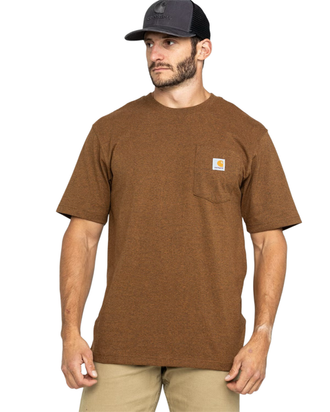 Футболка Carhartt Loose Fit Heavyweigth Pocket T-Shirt k87-b00 фото
