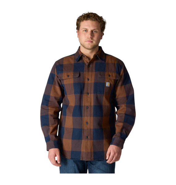 Carhartt Loose Fit Heavyweight Flannel Shirt, In stock, S