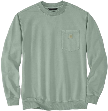 Carhartt Garment Dyed French Terry Crewneck Pocket Sweat, In stock, XL