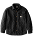 Куртка Carhartt Loose Heawyveight Quilted Snaped Shirt 107270-BLK фото 1