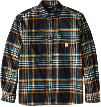 Relaxed Fit Midweight Flannel Plaid Shirt, To order, S