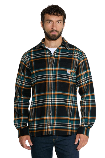 Relaxed Fit Midweight Flannel Plaid Shirt, To order, S